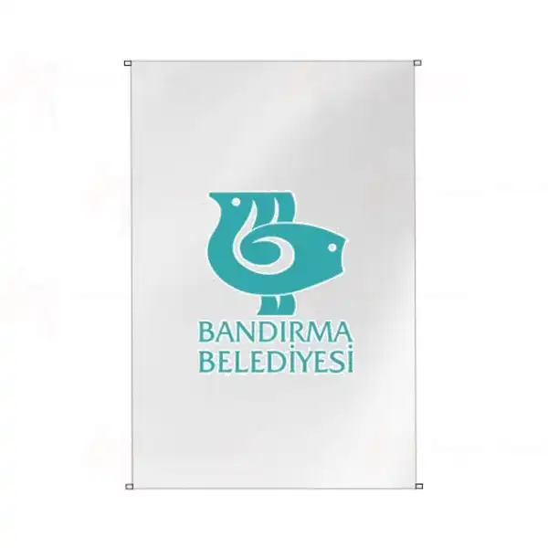Bandrma Belediyesi Bina Cephesi Bayraklar