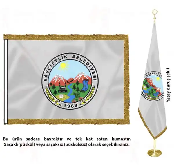 Baiftlik Belediyesi Saten Kuma Makam Bayra Tasarmlar