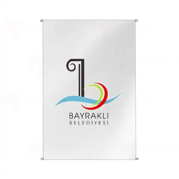 Bayrakl Belediyesi Bina Cephesi Bayraklar