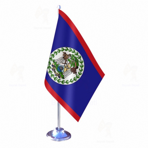 Belize Tekli Masa Bayraklar