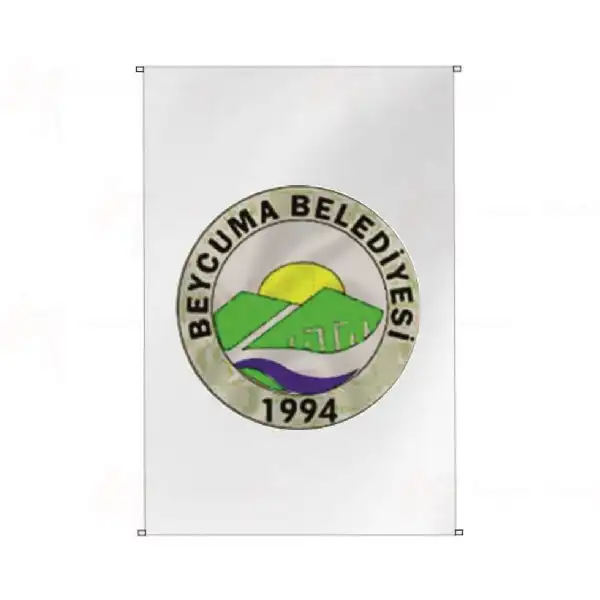 Beycuma Belediyesi Bina Cephesi Bayraklar