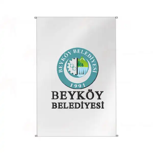 Beyky Belediyesi Bina Cephesi Bayraklar