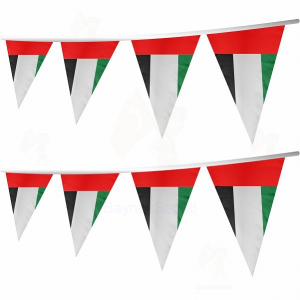 Birleik Arap Emirlikleri pe Dizili gen Bayraklar Ebat