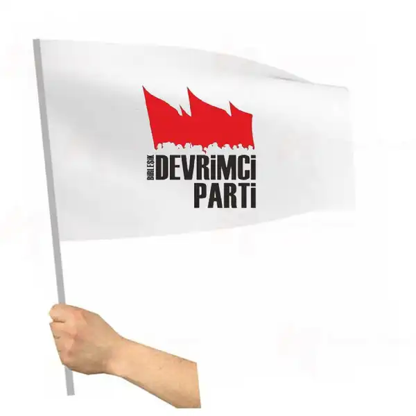 Birleşik Devrimci Parti Sopalı Bayraklar