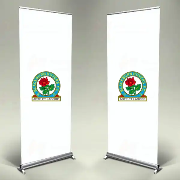 Blackburn Rovers Roll Up ve Banner