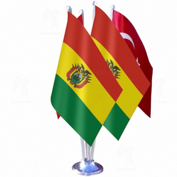 Bolivya 4 L Masa Bayraklar