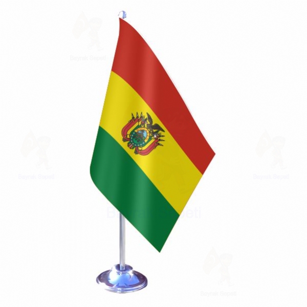 Bolivya Tekli Masa Bayraklar
