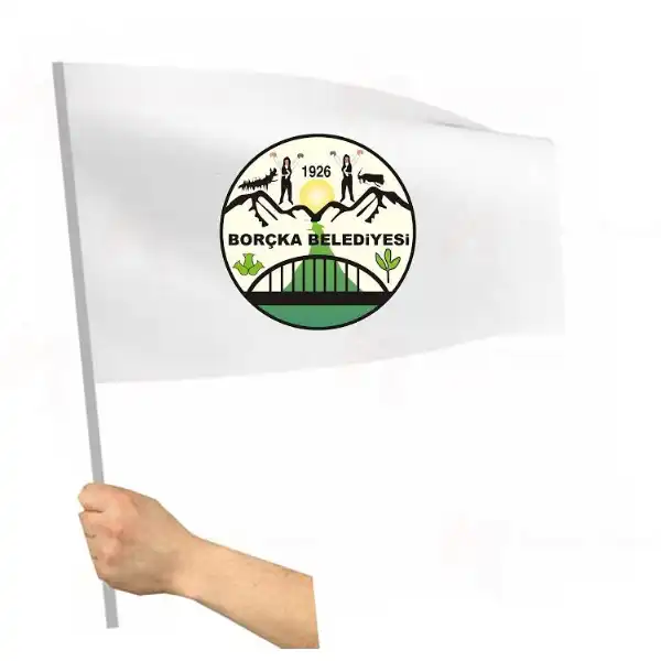 Borçka Belediyesi Sopalı Bayraklar