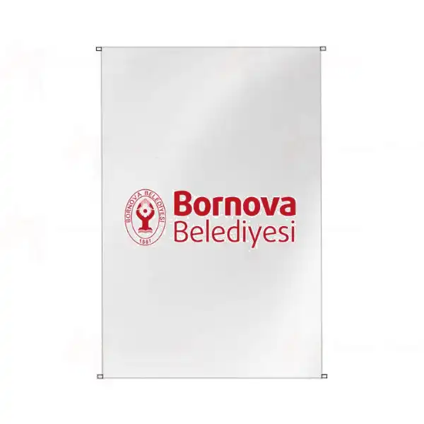 Bornova Belediyesi Bina Cephesi Bayraklar