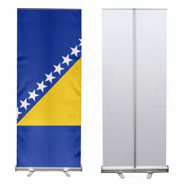 Bosna Hersek Roll Up ve Banner