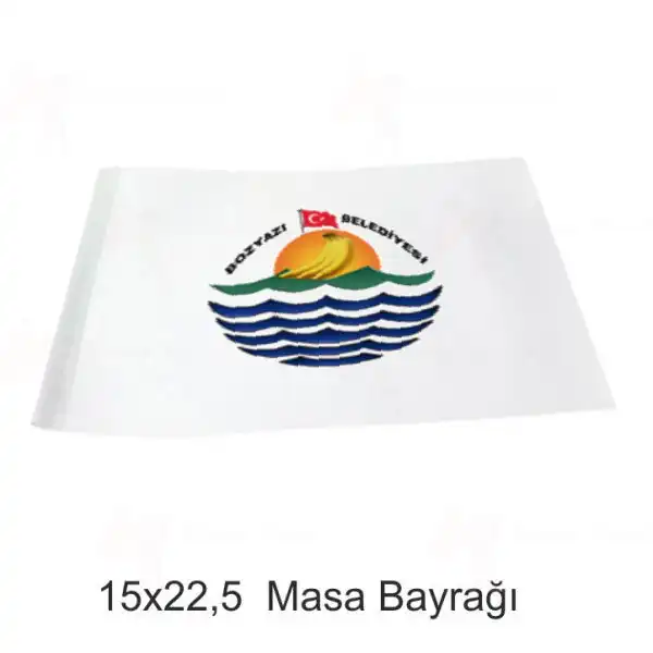 Bozyaz Belediyesi Masa Bayraklar Resmi