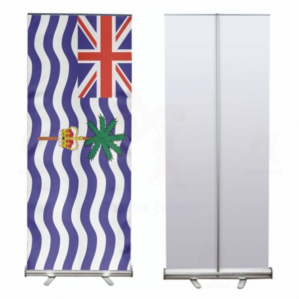 Britanya Hint Okyanusu Topraklar Roll Up ve Banner