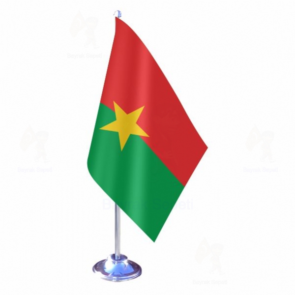 Burkina Faso Tekli Masa Bayraklar