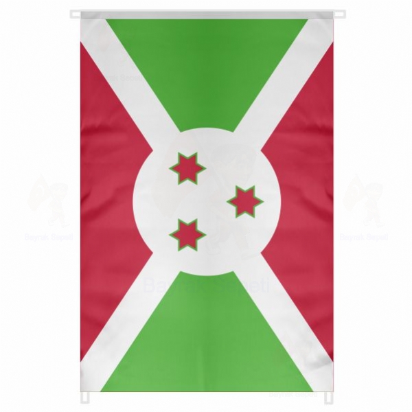 Burundi Bina Cephesi Bayraklar