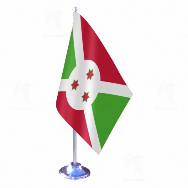 Burundi Tekli Masa Bayraklar