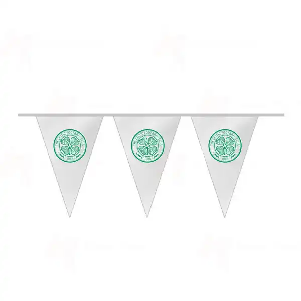 Celtic Fc İpe Dizili Üçgen Bayraklar