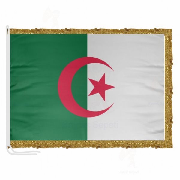 Cezayir Saten Kuma Makam Bayra