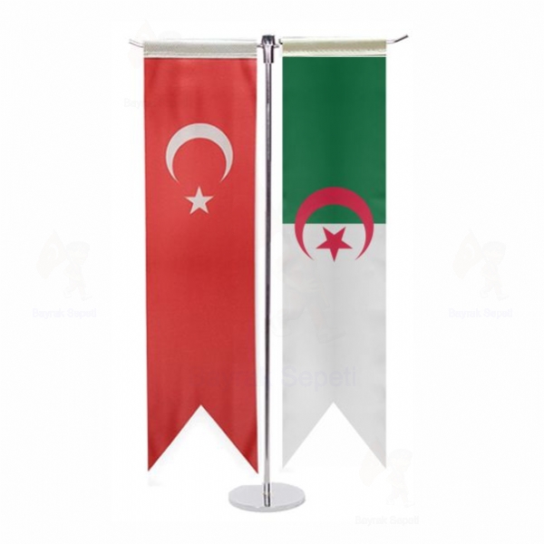 Cezayir T Masa Bayraklar