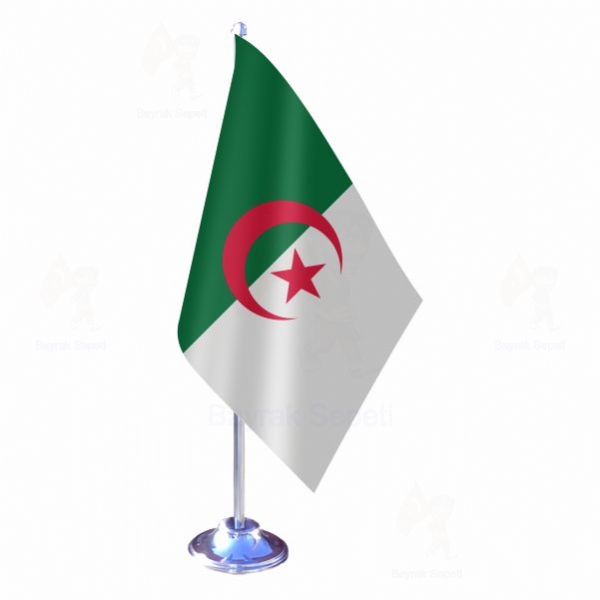 Cezayir Tekli Masa Bayraklar