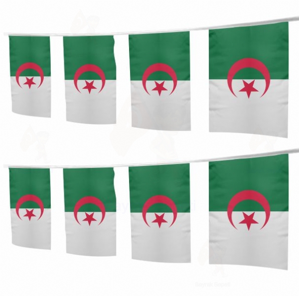 Cezayir pe Dizili Ssleme Bayraklar