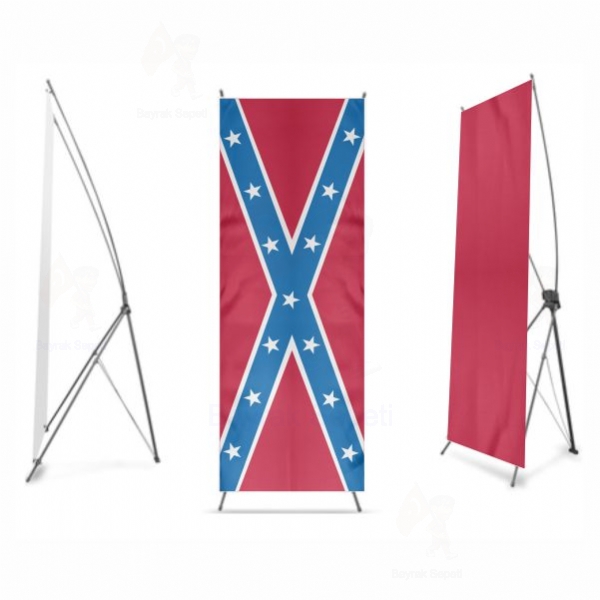 Confederate States Of America Amerika Konfedere Devletleri X Banner Bask retimi ve Sat
