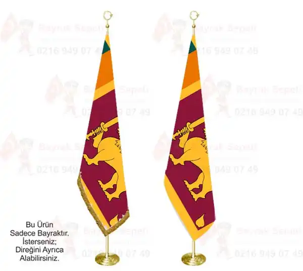 Sri Lanka Makam Bayrağı ve Flaması