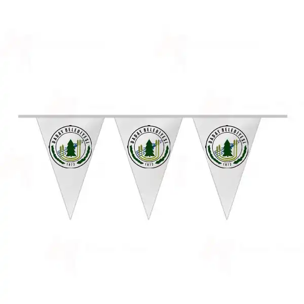 Daday Belediyesi İpe Dizili Üçgen Bayraklar