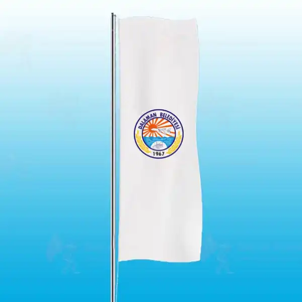Dalaman Belediyesi Dikey Gönder Bayrakları