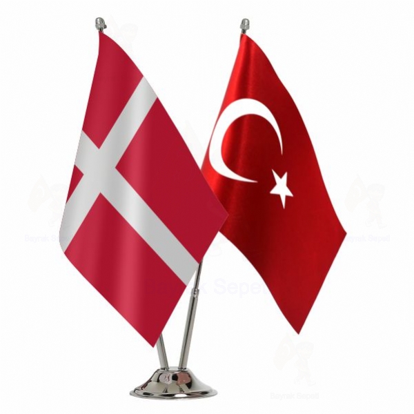 Danimarka 2 Li Masa Bayraklar lleri