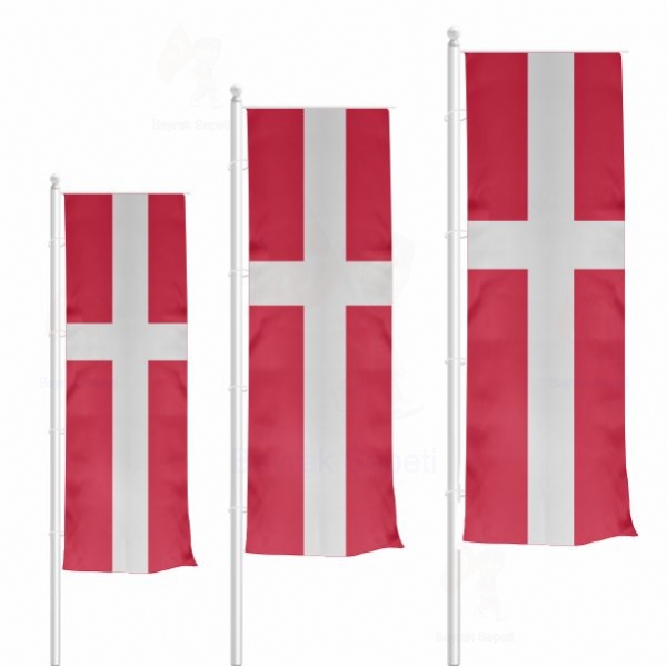 Danimarka Dikey Gnder Bayraklar