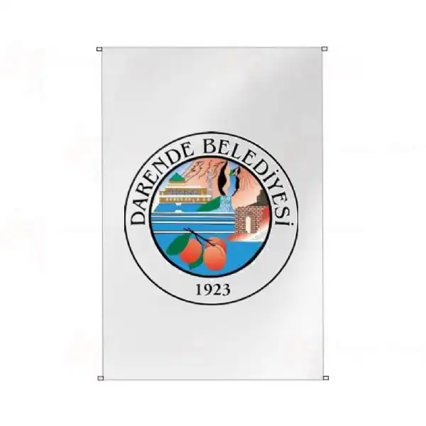Darende Belediyesi Bina Cephesi Bayraklar
