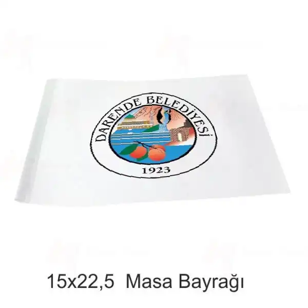 Darende Belediyesi Masa Bayraklar