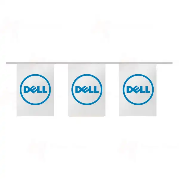 Dell İpe Dizili Süsleme Bayrakları