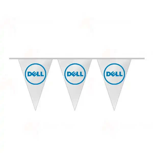 Dell İpe Dizili Üçgen Bayraklar