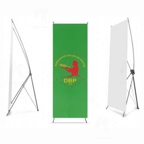 Demokratik Blgeler Partisi X Banner Bask imalat