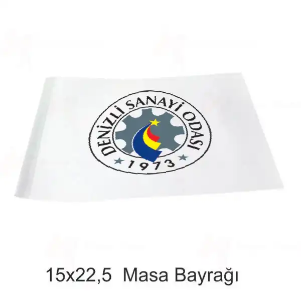 Denizli Sanayi Odas Masa Bayraklar