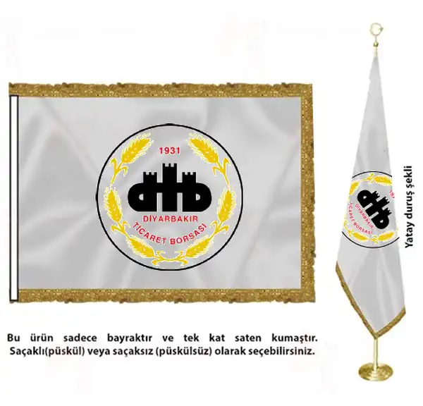 Diyarbakr Ticaret Borsas Saten Kuma Makam Bayra