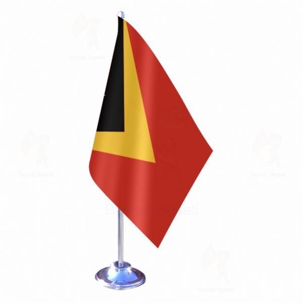 Dou Timor Tekli Masa Bayraklar