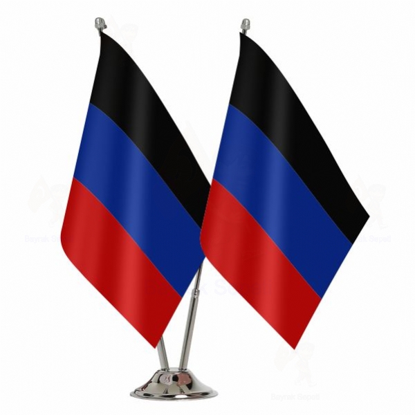 Donetsk Halk Cumhuriyeti 2 Li Masa Bayra Resmi