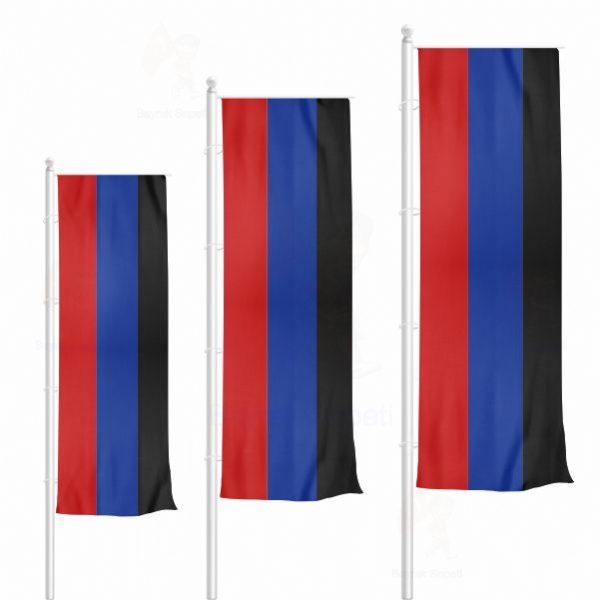 Donetsk Halk Cumhuriyeti Dikey Gnder Bayrak lleri