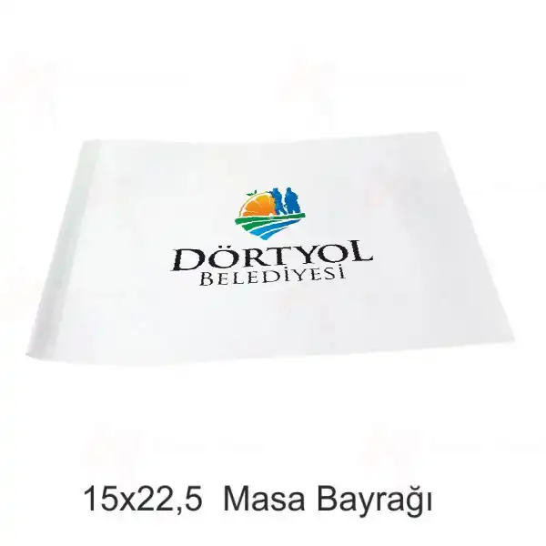 Drtyol Belediyesi Masa Bayraklar