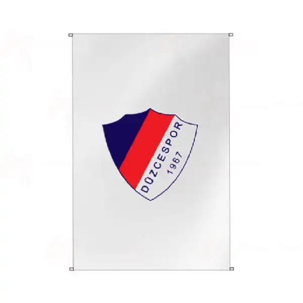 Düzcespor Bina Cephesi Bayrakları