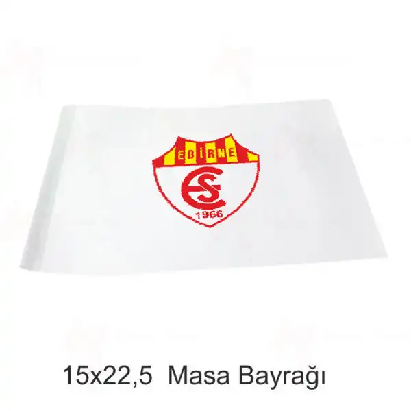 Edirnespor Masa Bayraklar