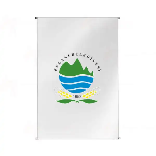 Eflani Belediyesi Bina Cephesi Bayrak eitleri