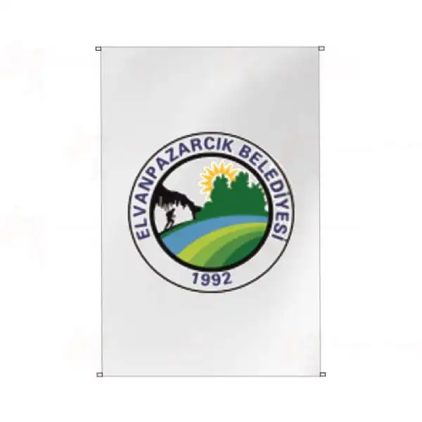 Elvanpazarcık Belediyesi Bina Cephesi Bayrakları