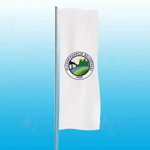 Elvanpazarcık Belediyesi Dikey Gönder Bayrakları