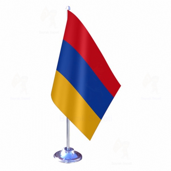 Ermenistan Tekli Masa Bayraklar