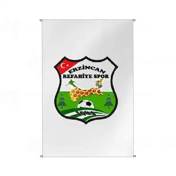 Erzincan Refahiyespor Bina Cephesi Bayraklar