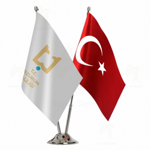 Erzurum Valilii 2 Li Masa Bayraklar Ne Demektir