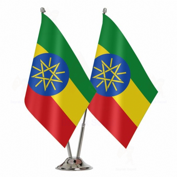 Etiyopya 2 Li Masa Bayra Tasarmlar
